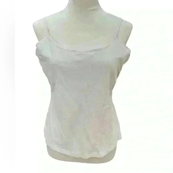 Tribal Women’s XL Cream Spaghetti Strap Tank Shelf Bra - Picture 1 of 6